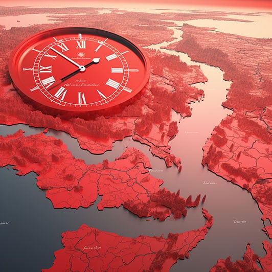 Sustainability-in-Tech : Map Shows UK Areas Under Water By 2050